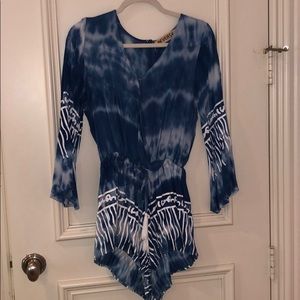 Boho Tie-Dye Romper